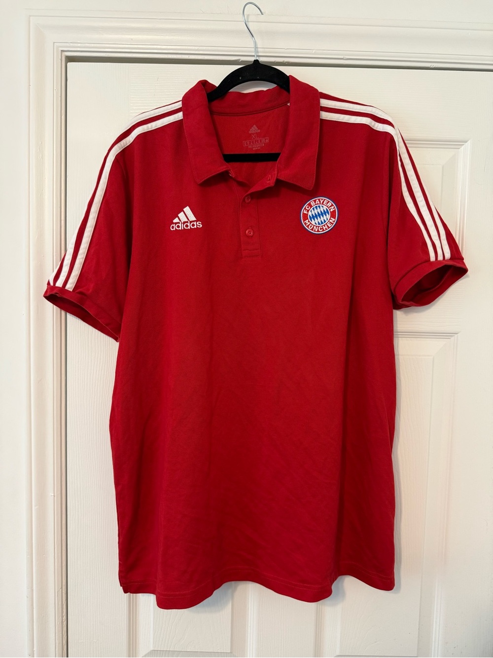 Adidas FC Bayern Munich Red Polo Shirt